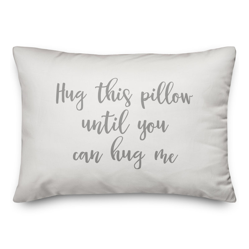 Coussin Hug, Gris / blanc