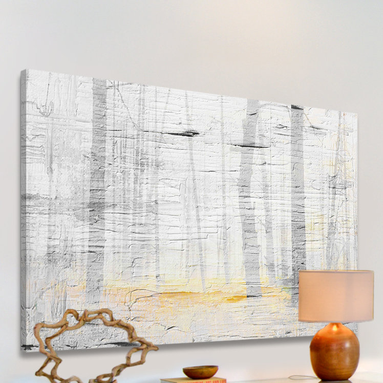 Golden Ground Forest Scene Canvas Print, 24" x 16"