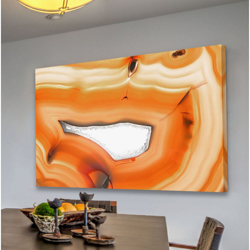 « citrine »-reproduction d’art sur toile tendue, H 40 po x l 60 po x P 1,5 po