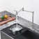 CASAINC Pot Filler Kitchen Faucet with 2 Handle