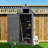 Gray Garden Shed - Solid Wood & Weather- Roof Outdoor In Spacious Storage For Tools Equipment