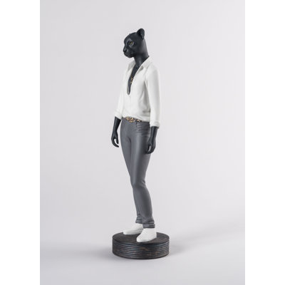 Panther Woman Figurine -  Lladro, 01009428