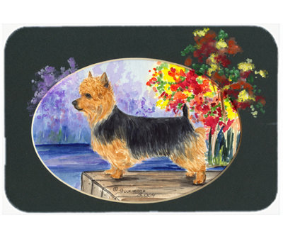 Caroline's Treasures Australian Terrier Glass Cutting Board