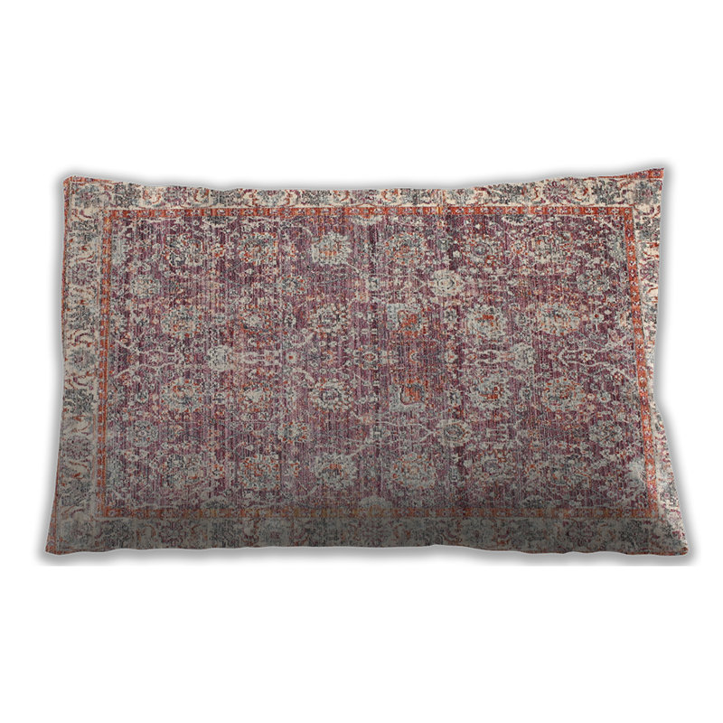 Buckler Floral Throw Pillow, Microsuede