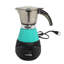 Machine à espresso électrique 3 ou 2 tasses, bleu sarcelle-133058742-133058745