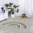 Bluette Rainbow Dot Modern Machine-Washable Gray/Ivory/Yellow Rug-1997947068