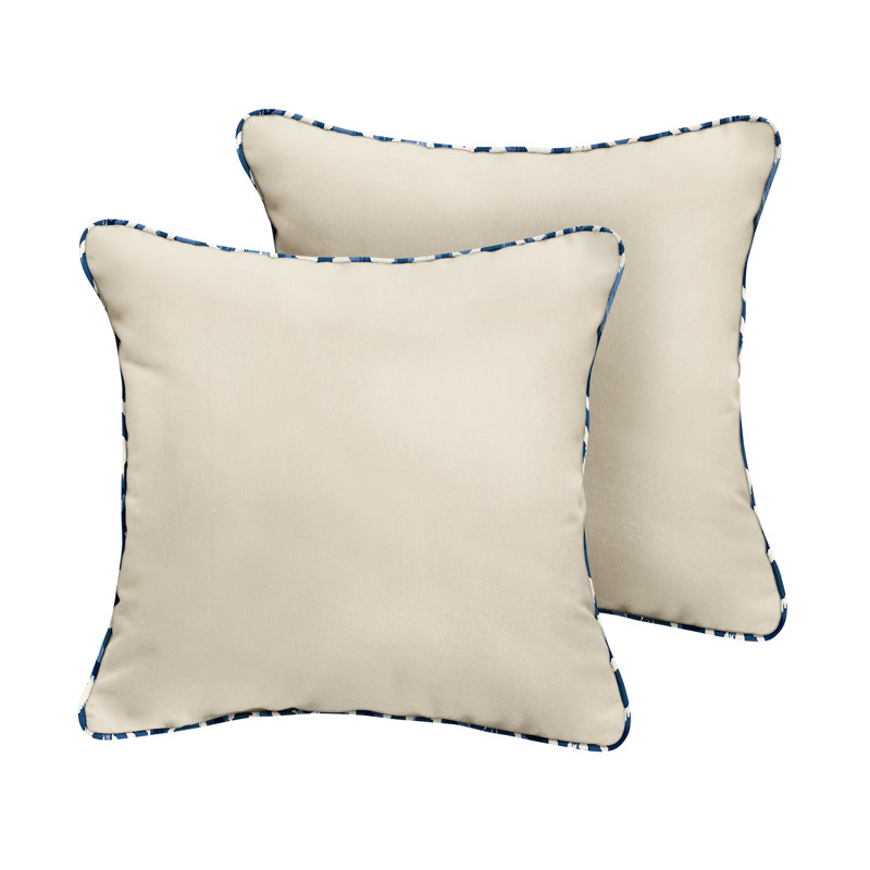 Outdoor Reversible Throw Pillow, 18" x 18"