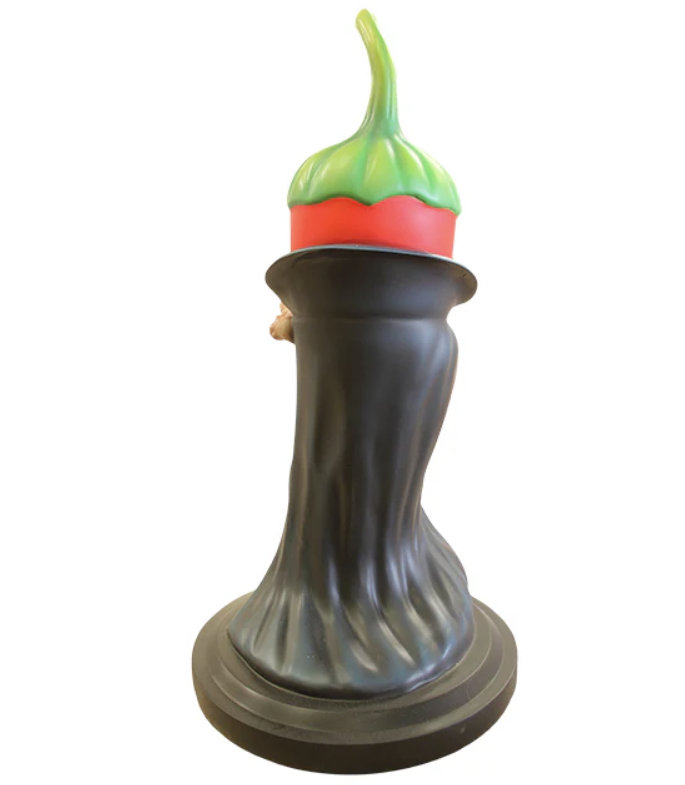 Count Dracula Chili Over Sized Spooky Veggie Statue