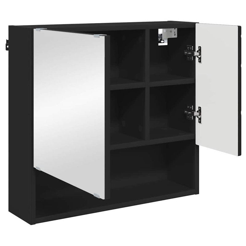 Bathroom Storage Furniture Set, Black