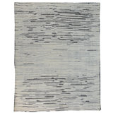 Wool Moroccan Area Rug in Ivory
