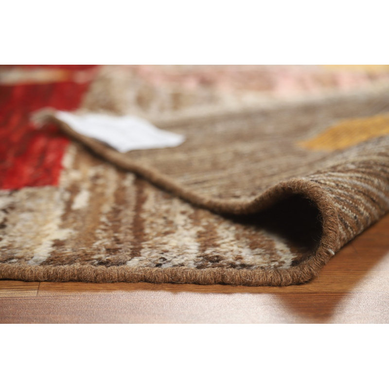 Tapis oriental marocain en laine fait à la main 6 x 8