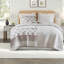 Cotton Geometric and Block Print Quilt Set