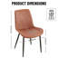 Chaise d'appoint sans accoudoirs avec pieds en métal Leathaire-1348062365-1348062367