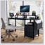 Bureau de 47,3 po avec prise de courant, 2 supports pour écran, 2 tiroirs, pochettes latérales, facile à assembler, stabilité de la structure réversible, utilisation comme bureau à domicile, bureau d'ordinateur, table de jeu-271141386