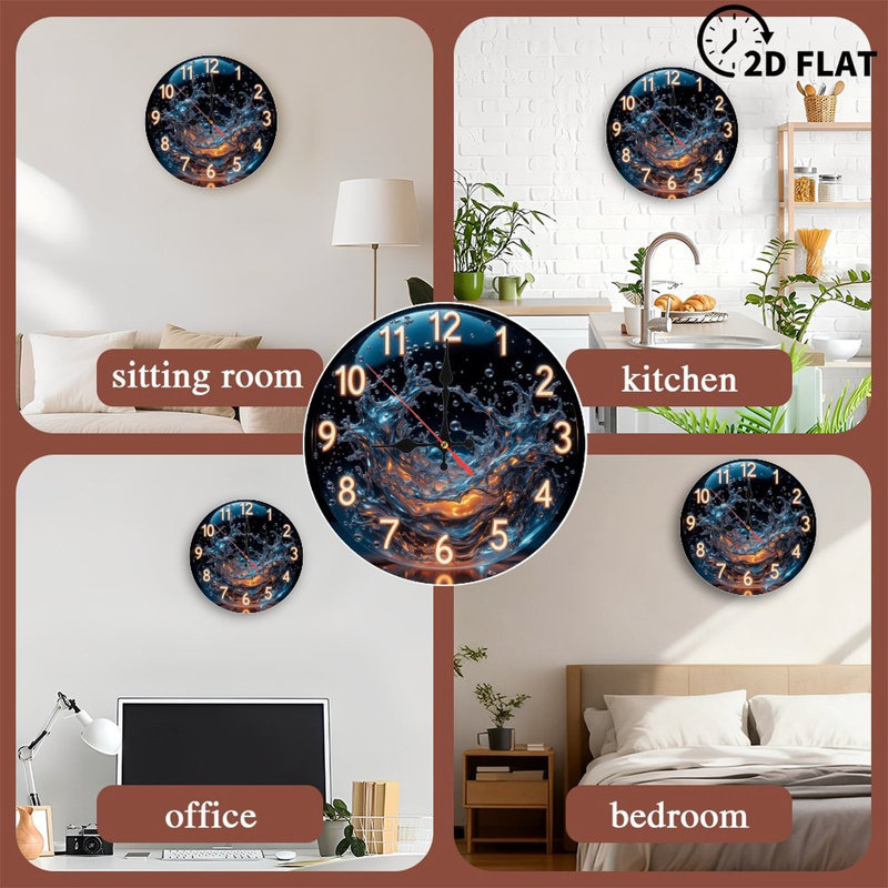 Horloge murale artistique