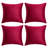 Set Of 4 Throw Velvet Cushion Covers-118135172-118135173