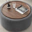 Bryonie Round Cocktail Ottoman with Storage-863871758