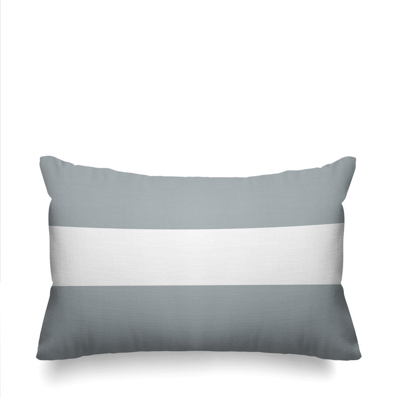 Coussin décoratif intérieur / extérieur Bede, gris