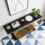 Canapé d'appoint Faux Marble Console-1901826536