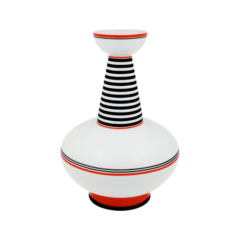 Vase de table en porcelaine 13,15 "avec boîte-cadeau Triadic