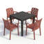 Plastic Patio Dining Set Table,