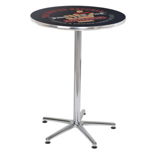 Round Metal Base Dining Table
