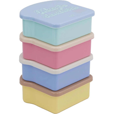 Sandwich Containers, Sandwich Box With Ice Packs, Bpa Free Reusable Snack Pack Containers With Lids, Dishwasher Safe Lunch Box For Office Picnic