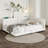 Modern Upholstered Queen Platform Bed with USB Ports – Beige Linen Fabric & Wood Frame-218925355-218925356