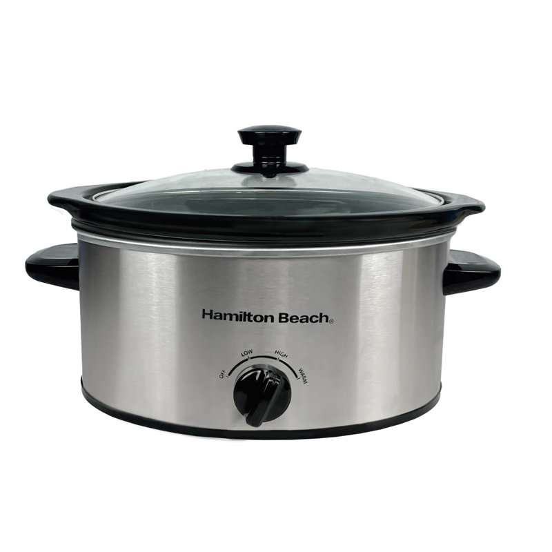 Hamilton Beach 3.5L Slow Cooker, Silver