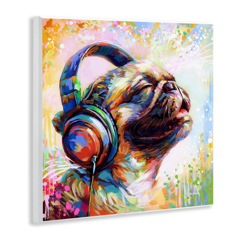 «Blissful Music Pug» par Leon Devenice