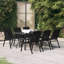Jarren 6 - Person Patio Dining Set with Rectangular Table-1257225713-1268524705