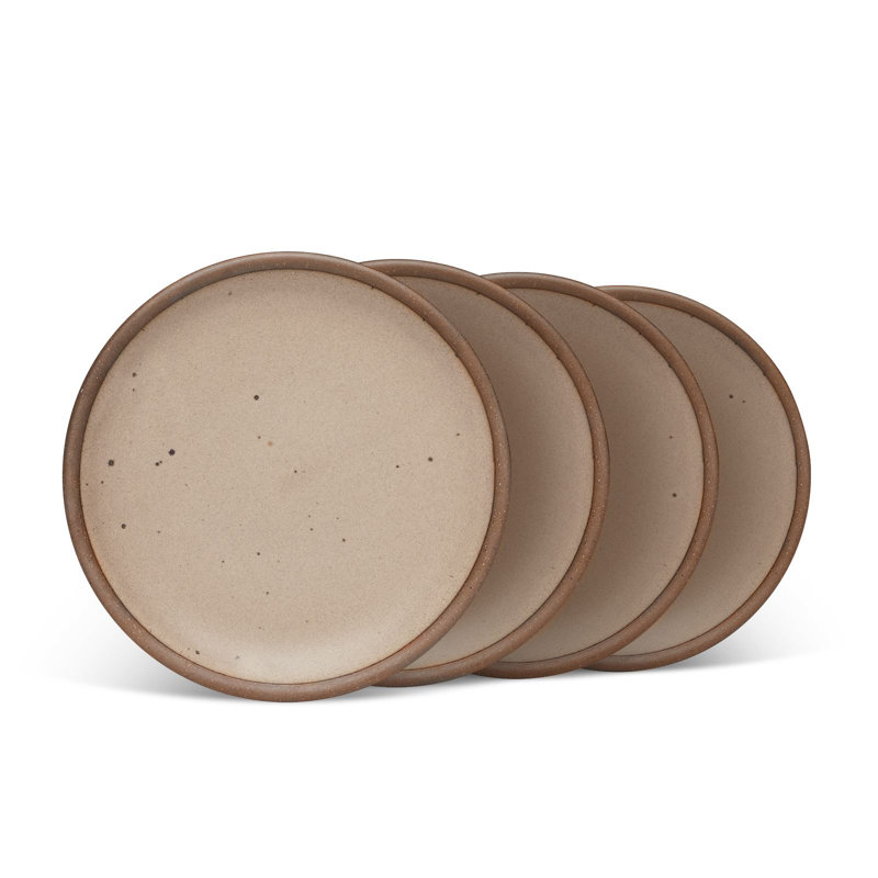 Side Plate - Set of 4, Brown