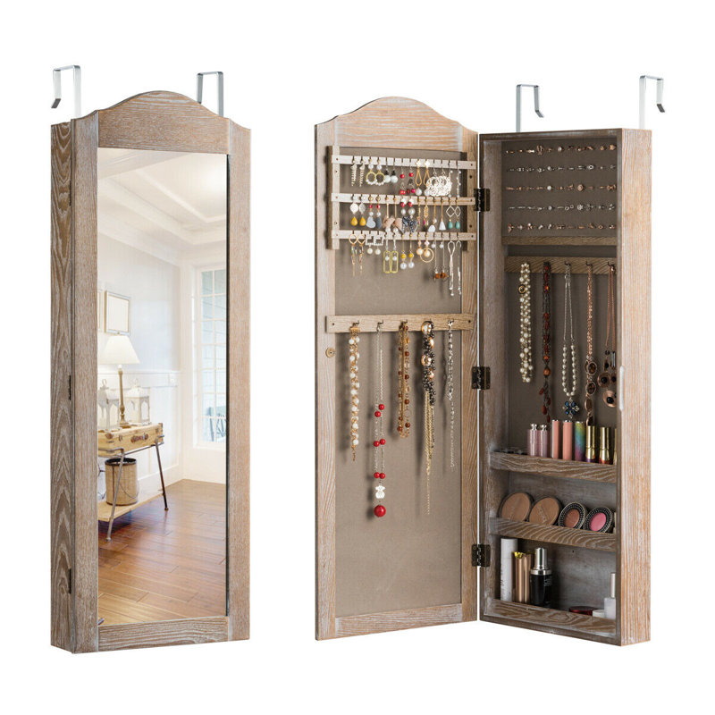 Armoire pour bijoux avec miroir Elkins Park