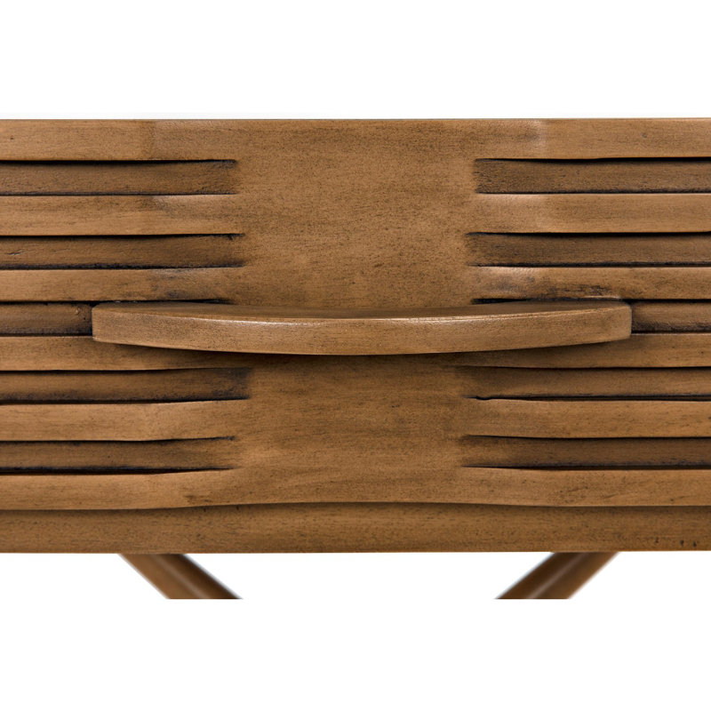 Zanta End Table, Saddle Brown