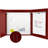 Enclosed Cabinet Porcelain Magnetic Small - 2' - 4' Whiteboard