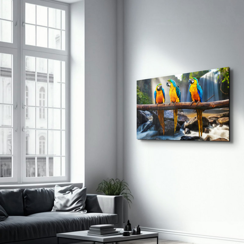 Elegant Tempered Glass Wall Art Painting, 13.8 x 21.7 inches | 100% Tempered Glass, Thickness: 0.16 inches | UV Printed for Vibrant Colors | Perfect for Home Decor, Living Room, & Office Spaces