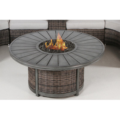 25 H X 52 W Propane Outdoor Fire Pit Table