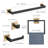 Bathroom Hardware Set 5 - Piece Bathroom Hardware Set-101788144