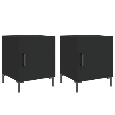 Menpal 40cm W Iron Bedside Table