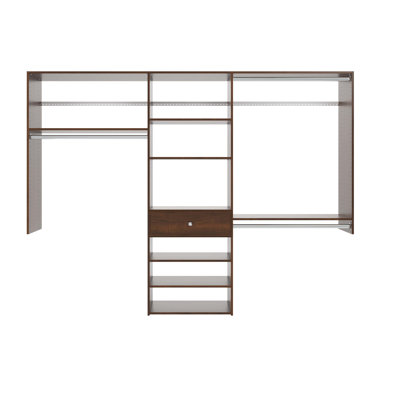 Grid 96" W Closet System Walk-In Sets