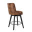 Tabouret de comptoir pivotant rembourré Arleine-92729598-93363829