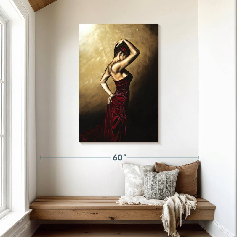 Flamenco, H 45 po x l 30 po