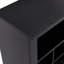 Sleek Design 24 Shoe Cubby Console, Modern Shoe Cabinet With Curved Base, Versatile Sideboard With High-Quality For Hallway, Bedroom, Living Room-1160379414