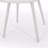 Set Of 4 Weather-Resistant Minimalist Patio Chairs for Backyard - White-933660381