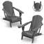Felten Plastic Folding Adirondack Chair-1301260109