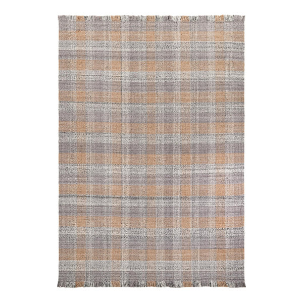 Gracie Oaks Eco Plaid Indoor Outdoor Washable Indoor/Outdoor Area Rug ...
