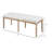 HOMCOM 46" End Of Bed Bench, Upholstered Bedroom Bench-141381070