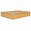 Grand lit plateforme avec 4 tiroirs de rangement et pied de lit à levage hydraulique-1004193960