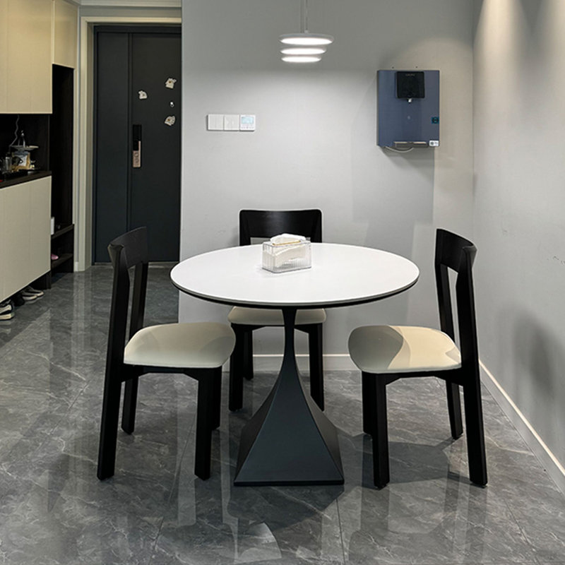 Table de salle à manger blanche, H 29,53 po x L 31,5 po x l 31,5 po