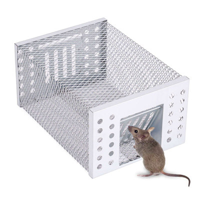 Automatic Continuous Rat Trap Cage – Humane Live Mouse & Rodent Catcher for Indoor & Outdoor Use